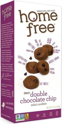 Crunchy! Double Chocolate Chip Mini Cookies, Double Chocolate Chip