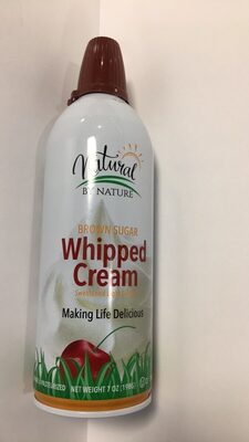 Natural By Nature, Brown Sugar Whipped Cream
