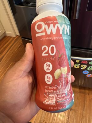Strawberry Banana Plant-Based Drink, Strawberry Banana