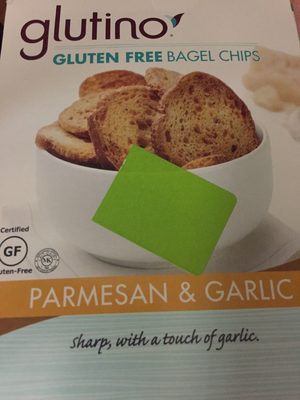 Glutino, Gluten Free Bagel Chips, Parmesan & Garlic, Parmesan & Garlic