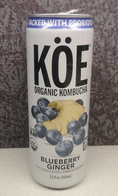 Blueberry + Ginger Kombucha, Blueberry; Ginger