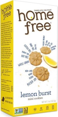 Lemon Burst Mini Cookies, Lemon