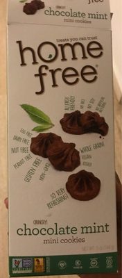 Chocolate Mint Mini Cookies, Chocolate Mint
