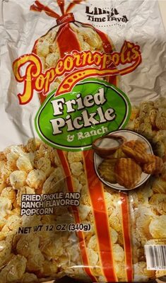 Fried Pickle And Ranch Flavored Popcorn, Fried Pickle & Ranch