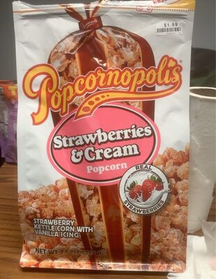 Strawberries & Cream Popcorn, Strawberries & Cream