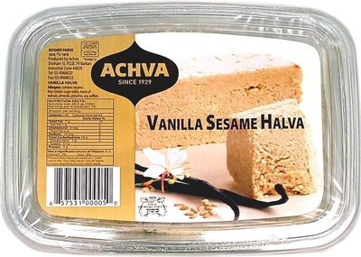 Vanilla Flavored Sesame Halva, Vanilla