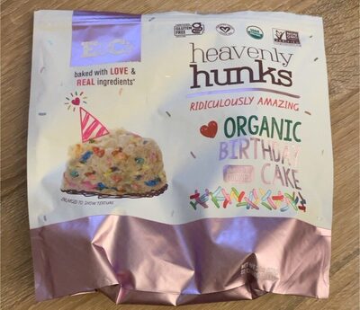 Birthday Cake Heavenly Hunks Organic Cookies, Birthday Cake