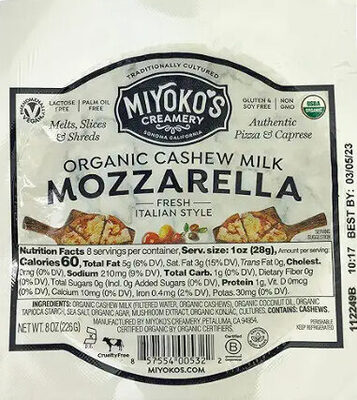 Classic Plant Milk Mozzarella, Classic