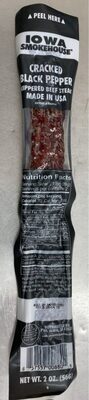 Cracked Black Pepper Kippered Beef Steak, Cracked Black Pepper