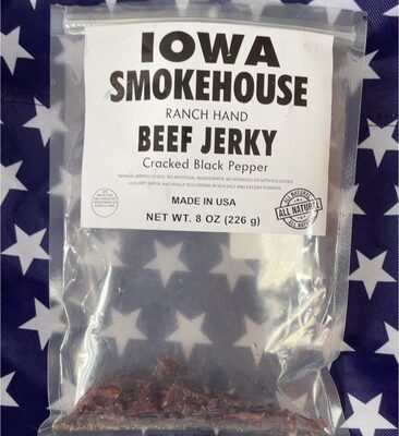 Beef Jerky Cracked Black Pepper, Beef Jerky