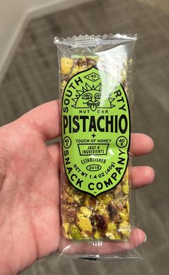 Pistachio + Touch Of Honey Nut Bar, Pistachio + Touch Of Honey