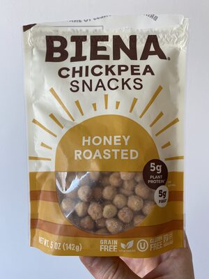 Honey Roasted Chickpea Snacks, Honey Roasted