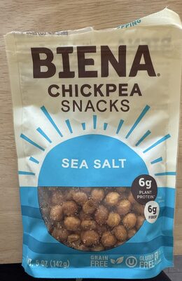 Sea Salt Chickpea Snacks, Sea Salt