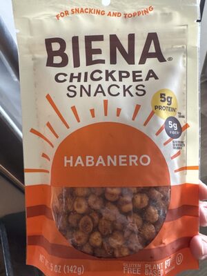 Habanero Chickpea Snacks, Habanero