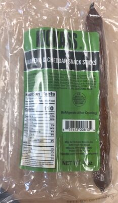 Jalapeno & Cheddar Snack Sticks, Jalapeno & Cheddar