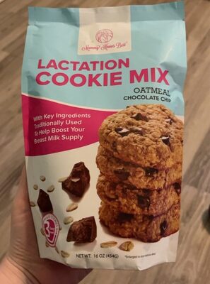 Oatmeal Chocolate Chip Lactation Cookie Mix, Oatmeal Chocolate Chip