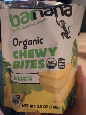 Barnana, Organic Chewy Banana Bites, The Super Potassium Snack, Original, Original
