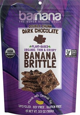 Organic Wheat Free Double Chunk Dark Chocolate Cookie Brittle, Dark Chocolate