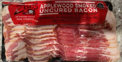 Zoe's Meats, Applewood Smoked Uncured Bacon