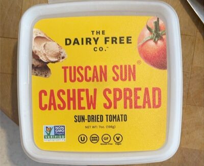 Tuscan Sun Dried Tomato Cashew Cheese Spread, Tuscan Sun Dried Tomato