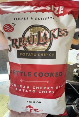 Michigan Cherry BBQ Kettle Cooker Potato Chips, Michigan Cherry BBQ