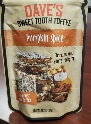Pumpkin Spice Gourmet Soft Toffee, Pumpkin Spice