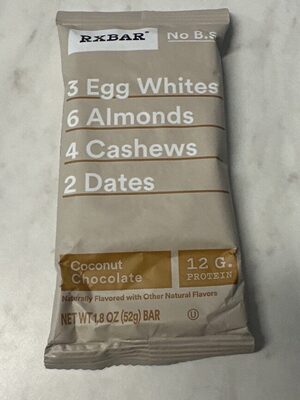 Coconut Chocolate Protein Bar, Coconut; Chocolate