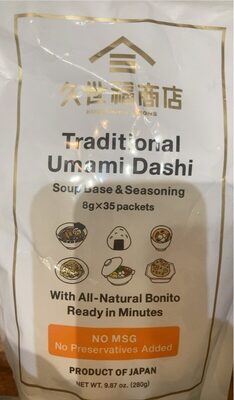 Traditional Umami Dashi Soup Base & Seasoning, Traditional Umami Dashi