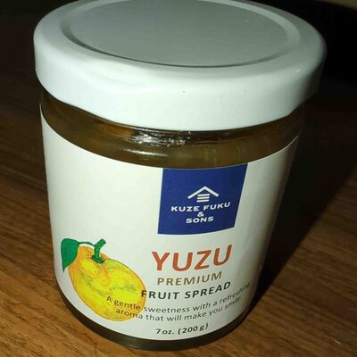 Yuzu Premium Fruit Spread, Yuzu