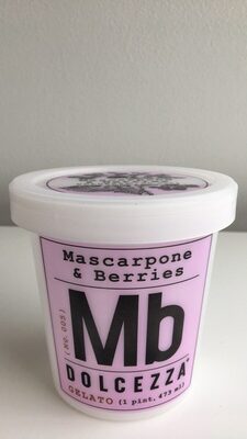 Mascarpone & Berries Gelato, Mascarpone; Berries
