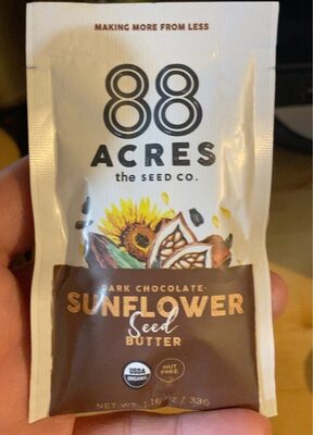 Dark Chocolate Sunflower Seed Butter, Dark Chocolate