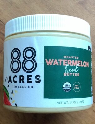 Roasted Watermelon Seed Butter, Roasted