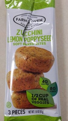 Zucchini Lemon Poppy Seed Bakery Bites, Zucchini Lemon
