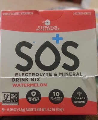 Watermelon Electrolyte Drink Mix, Watermelon