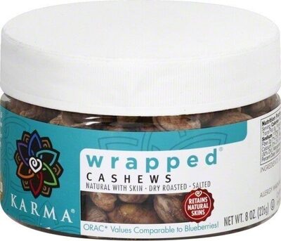 Sea Salt Wrapped Cashews, Sea Salt