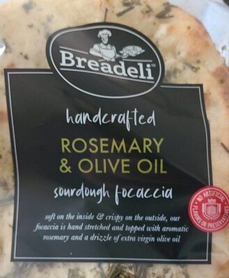 Rosemary & Olive Oil Handcrafted Sourdough Focaccia, Rosemary & Olive Oil