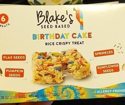 Birthday Cake Crispy Treats, Birthday Cake