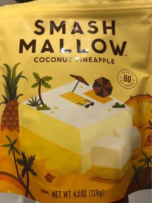 Coconut Pineapple Snackable Marshmallows, Coconut Pineapple