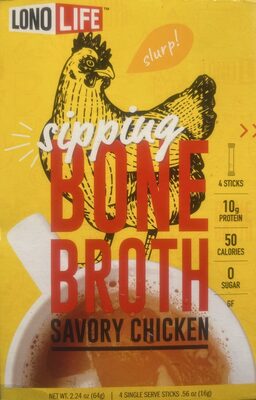 Savory Chicken Paleo Bone Broth, Savory Chicken