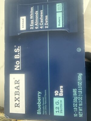 Blueberry Protein Bar, Blueberry