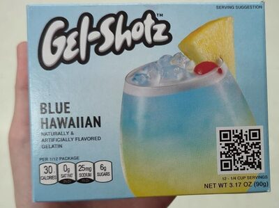 Blue Hawaiian Gelatin, Blue Hawaiian
