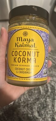 Mild Coconut Korma Indian Simmer Sauce, Mild Coconut Korma