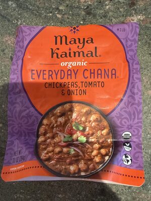 Chickpeas + Tomato + Onion Organic Everyday Chana, Chickpeas + Tomato + Onion