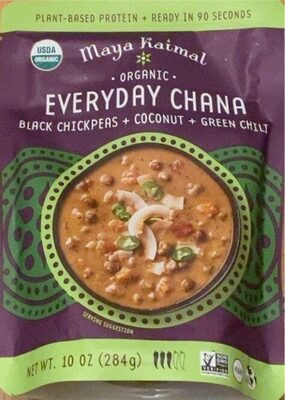 Black Chickpeas + Coconut + Green Chili Everyday Chana, Black Chickpeas + Coconut + Green Chili