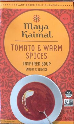 Mild Tomato & Warm Spices Inspired Soup, Tomato; Spices