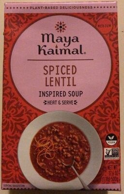 Medium Spiced Lentil Inspired  Soup