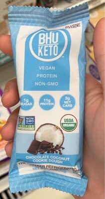 Chocolate Coconut Cookie Dough Keto Protein Bar, Chocolate Coconut Cookie Dough