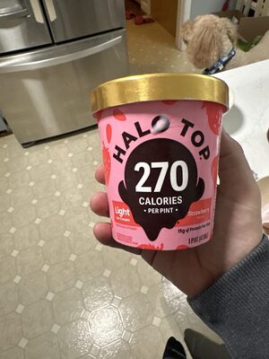 Strawberry Light Ice Cream, Strawberry