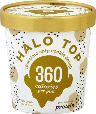 Chocolate Chip Cookie Dough Light Ice Cream, Chocolate Chip Cookie Dough
