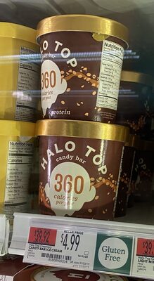 Candy Bar Light Ice Cream, Candy Bar